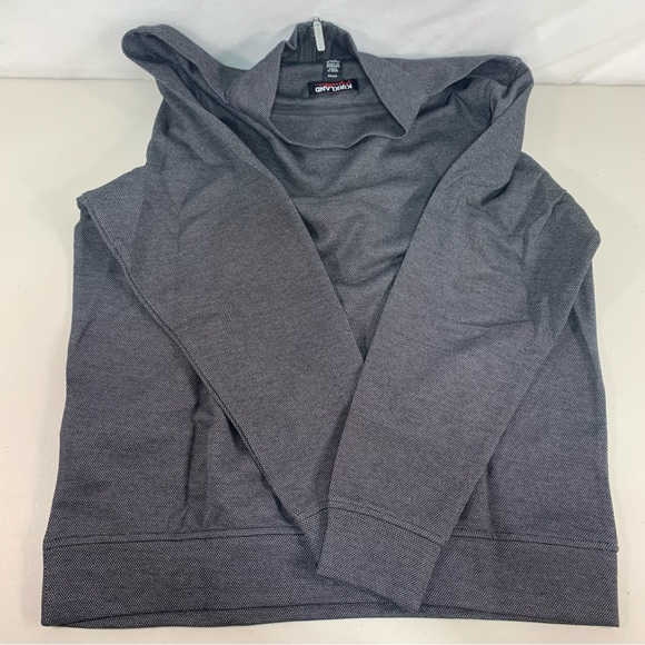 Kirkland Signature 1/4zip up Pullover Men's Size S/P gray NWT - Picture 3 of 6